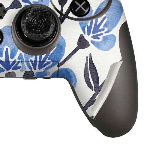 Cat Coq Blue Cherry Blossoms PlayStation Scuf Vantage 2 Controller Skin